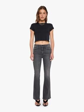 New MOTHER The Weekender Flare Jeans “Can You Call My Phone” Size 30 NWOT